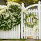 Artificial Spring Wreath 22 Inch Spring Wreaths for Front Door Summer Wreath with White Yellow Daisy